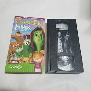 Veggie Tales Esther The Girl Who Became Queen Big Idea's VHS Tape Bundle & Save